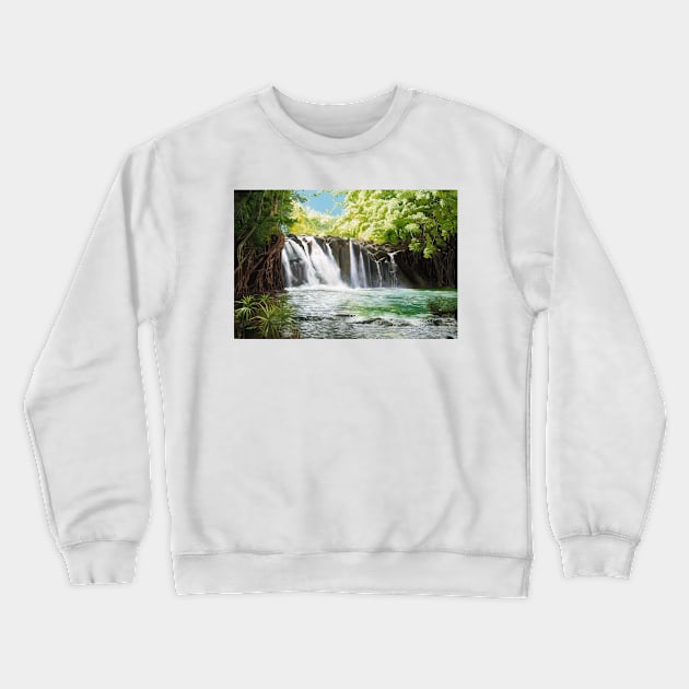 Kipu Falls Crewneck Sweatshirt by wendyroberts